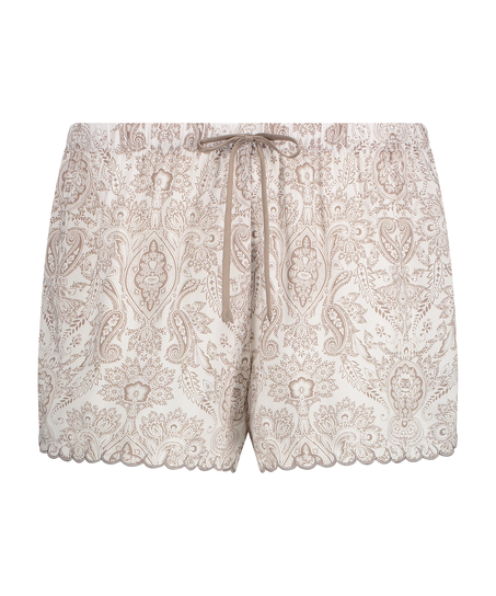 Pyjama Shorts, White