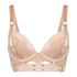 Occult padded longline push-up underwired bra, Pink