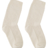 1 pair of knitted socks, White