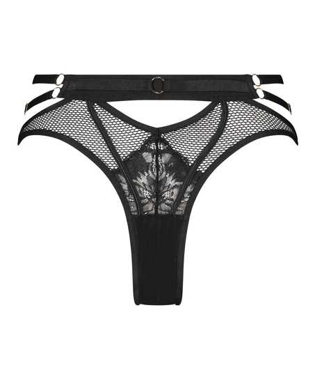 Pleasure Open Crotch Brazilian, Black