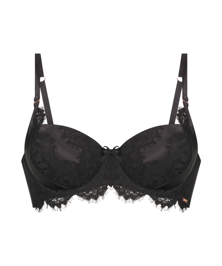 Hannako Padded Underwired Bra, Black