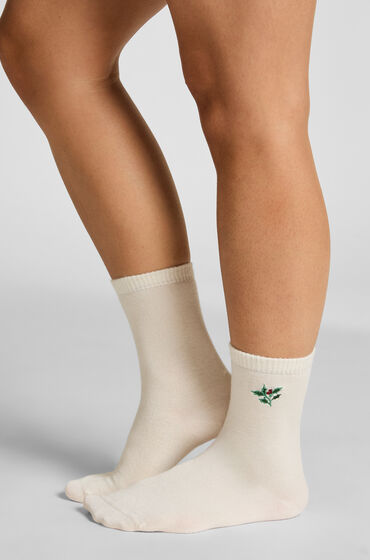 Hunkemöller Modal Crew Socks White