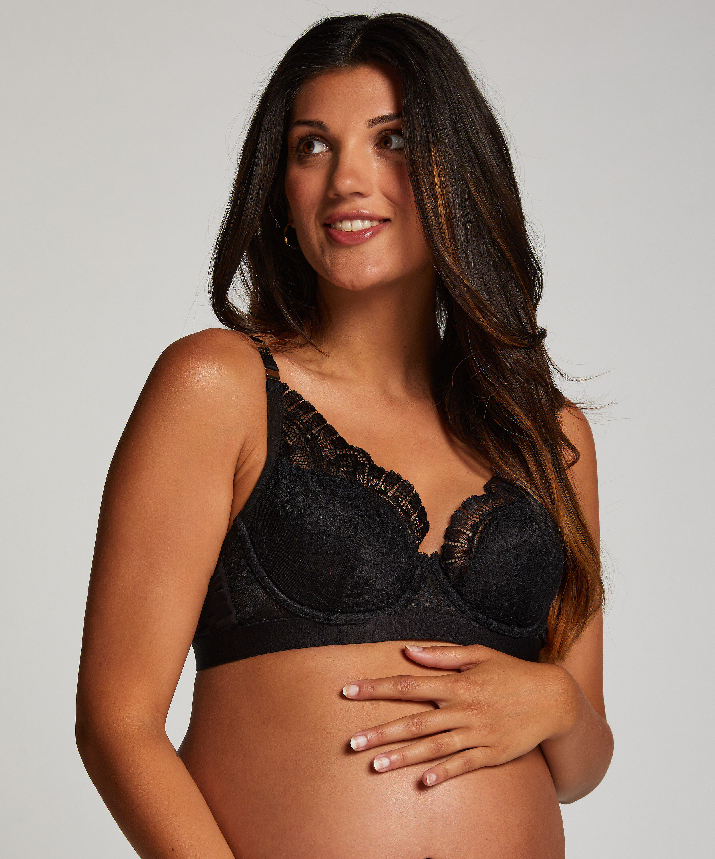 Adelaide Padded Maternity Nursing Bra, Black