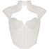 Lace Camille Top, White