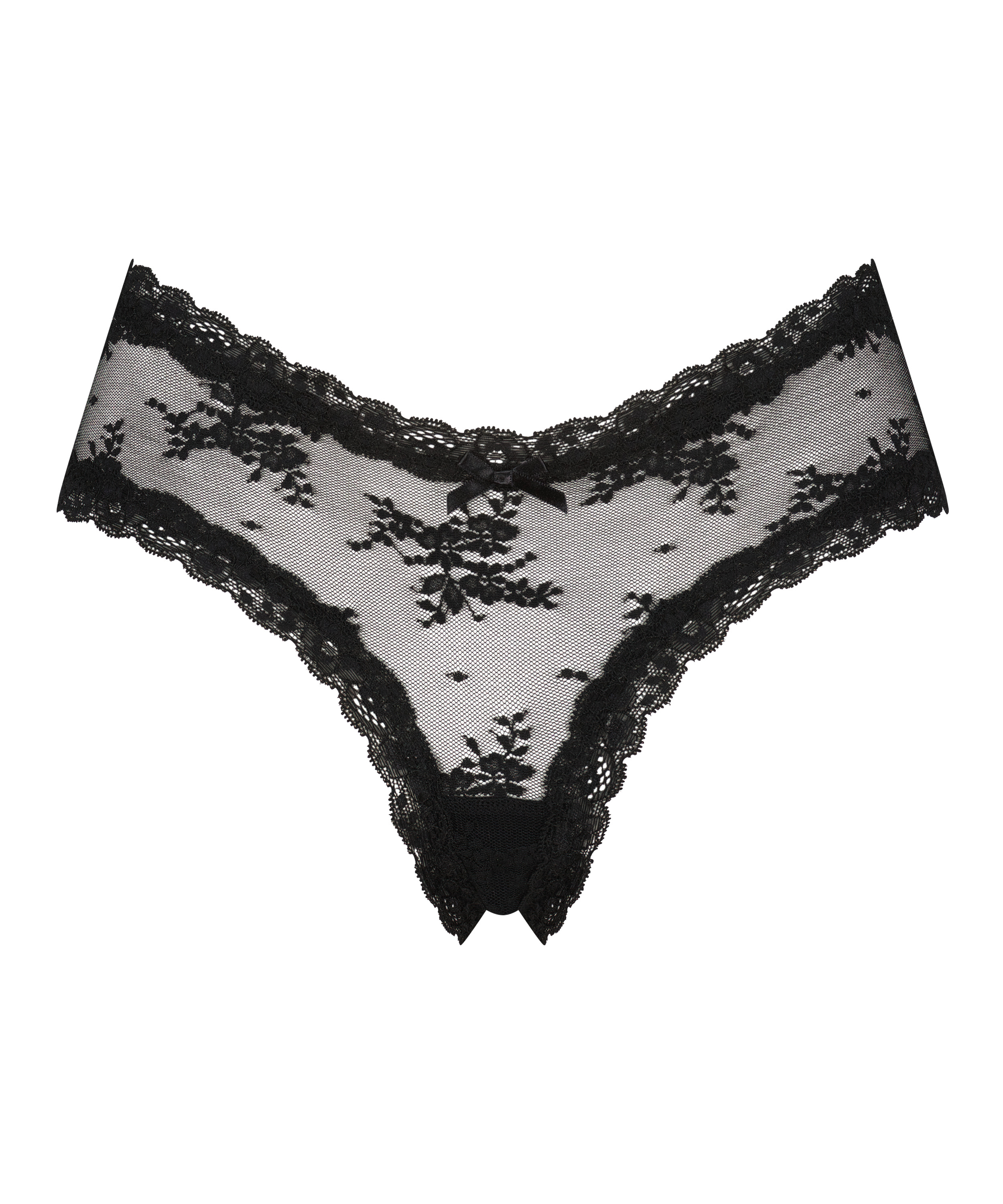 V-shape Mesh Brazilian, Black, main
