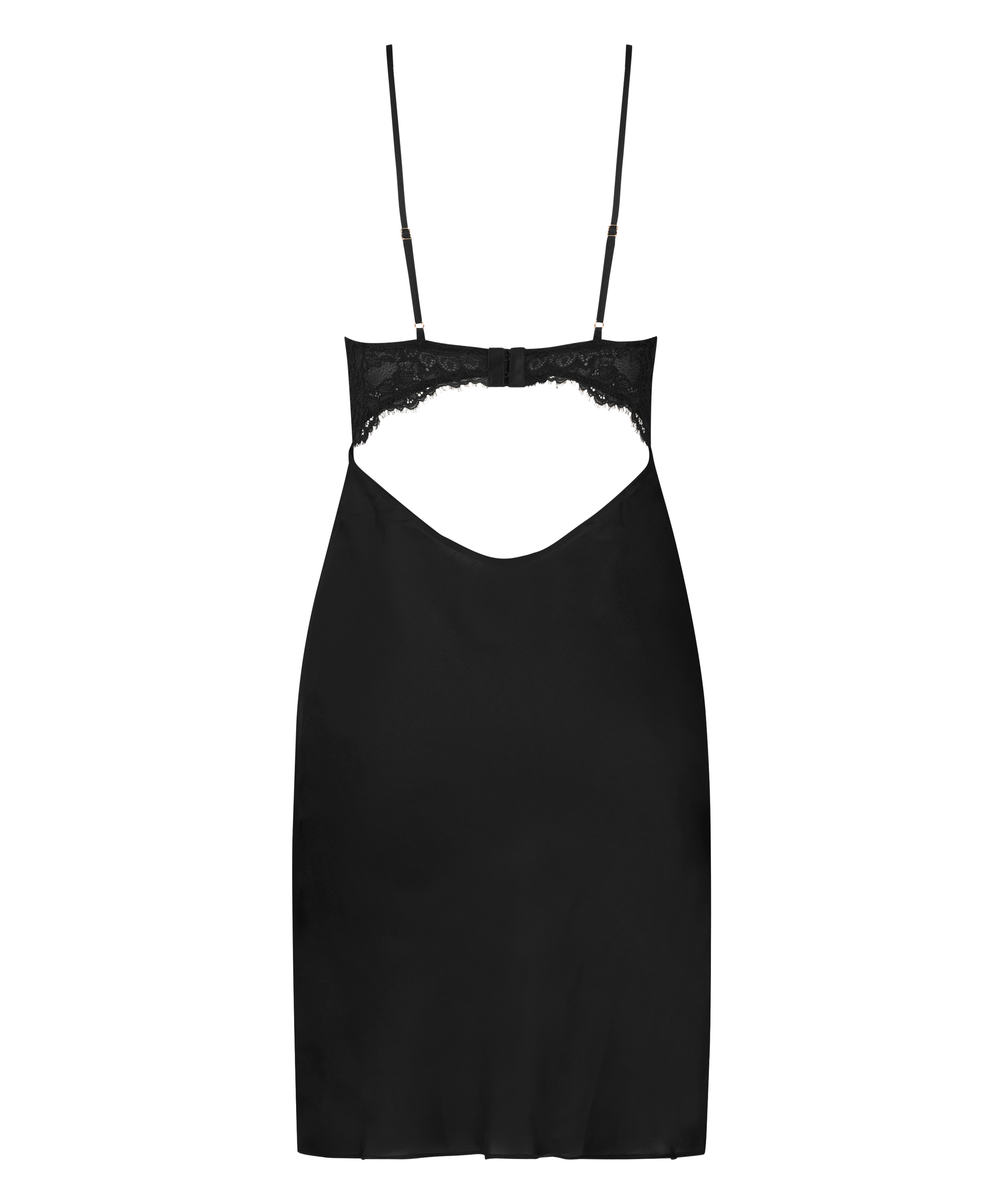 Lora Slip Dress, Black, main