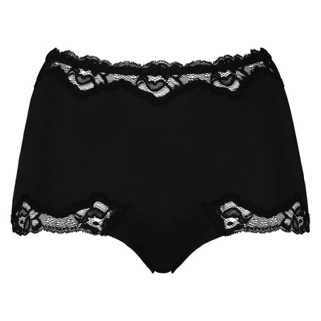 Secret Lace maxi rio briefs, Black