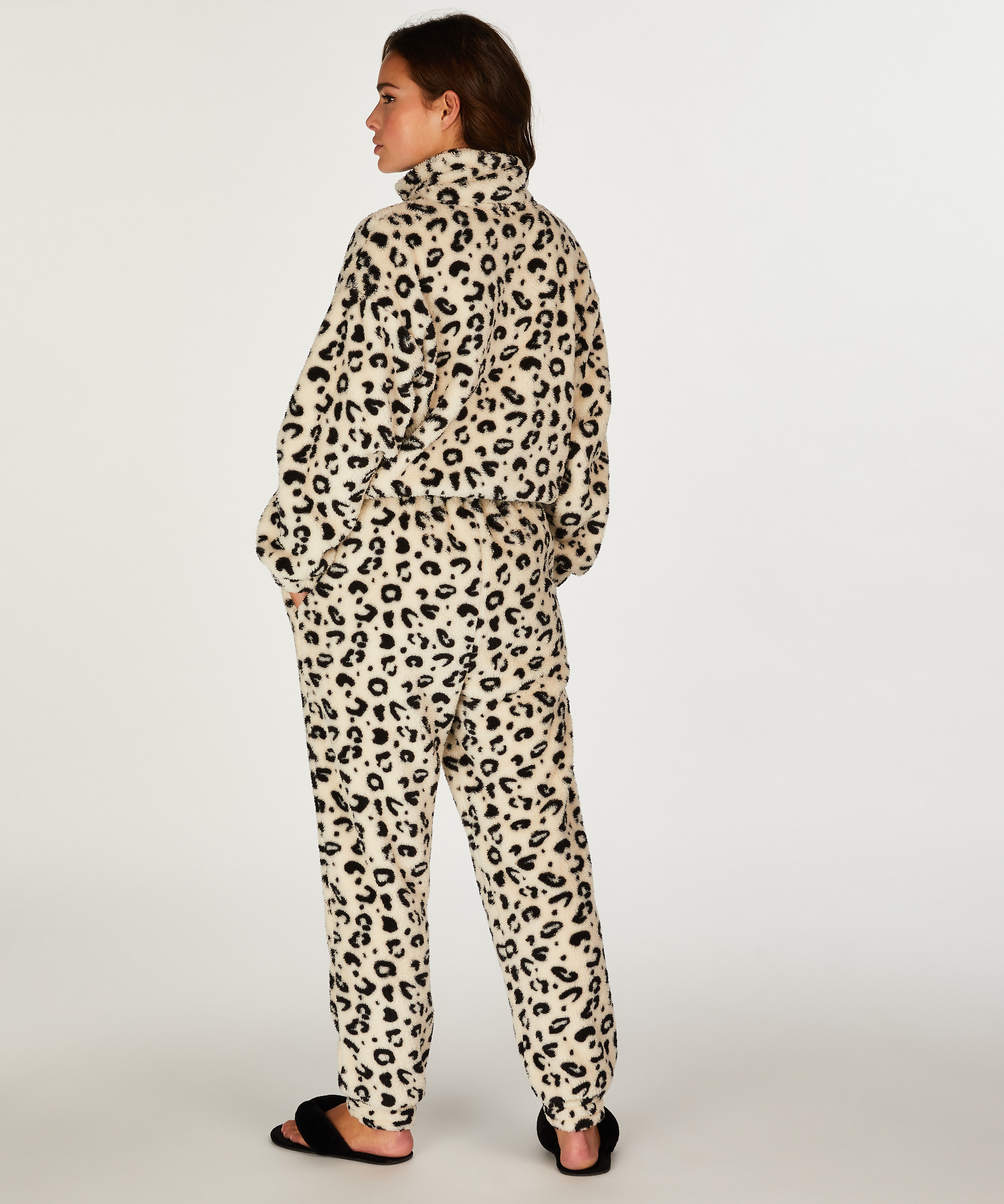 Fleece Top, Black, main