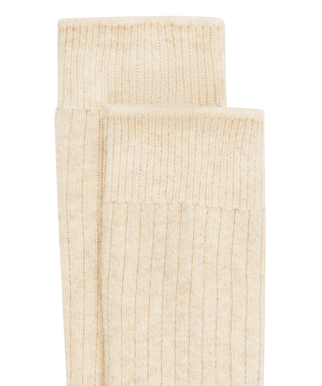 Socks with Cashmere, White