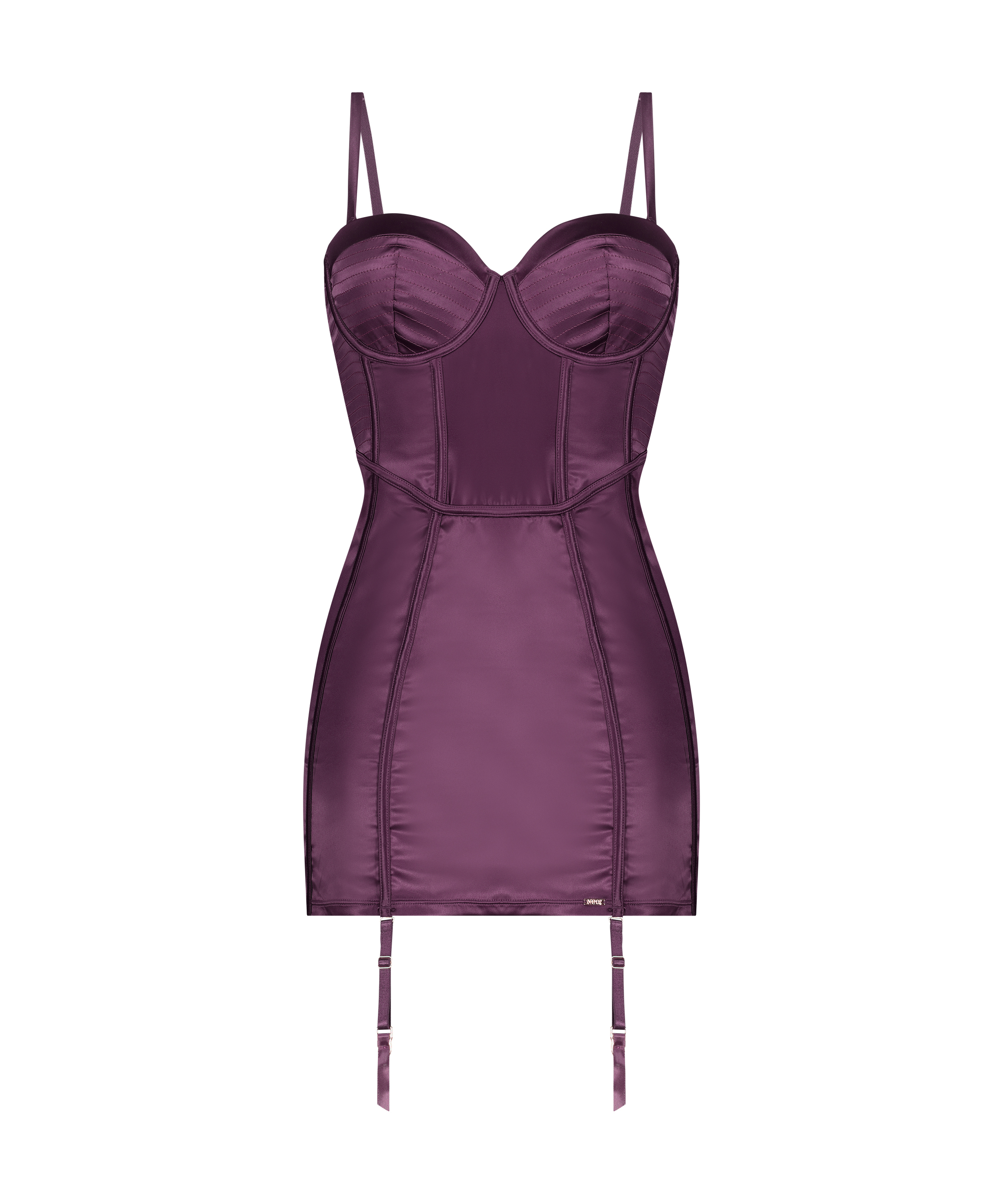 Demi Slip Dress, Purple, main