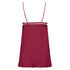 Satin Holly slip dress, Red