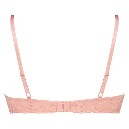 Rose Padded Underwired Bra, Pink