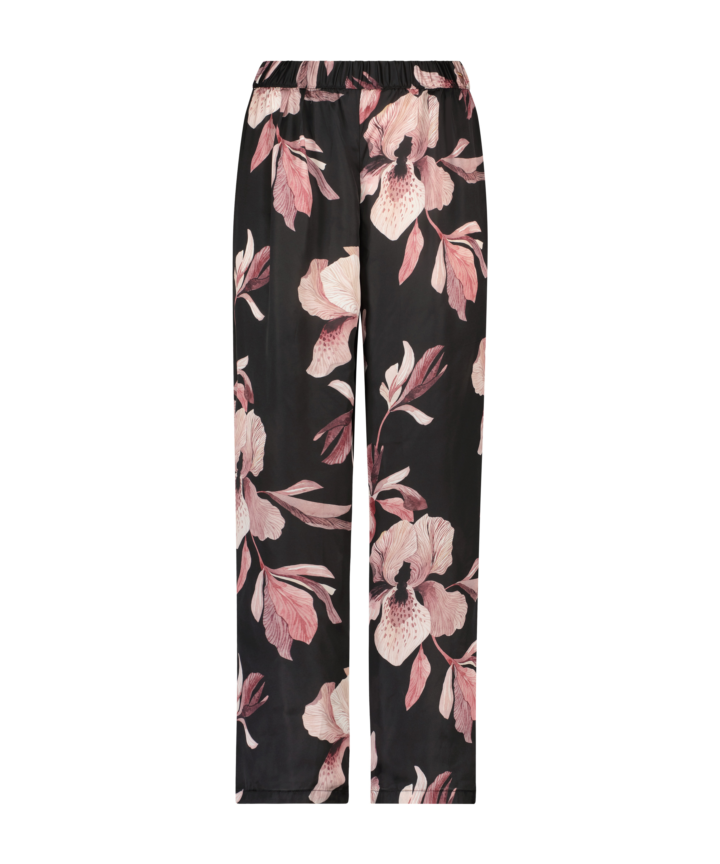 Palazzo Trousers, Black, main