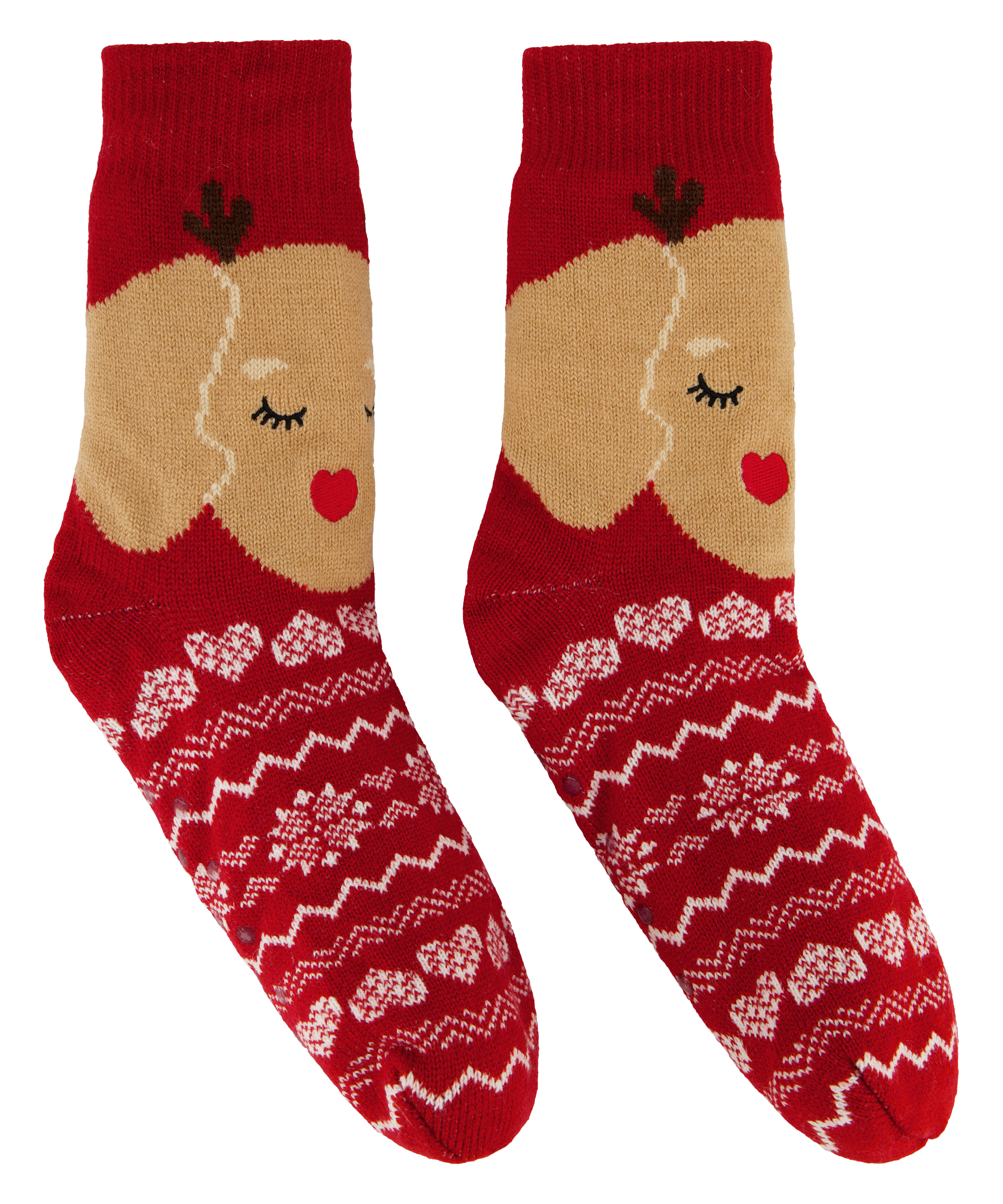 Boot Socks, Red, main