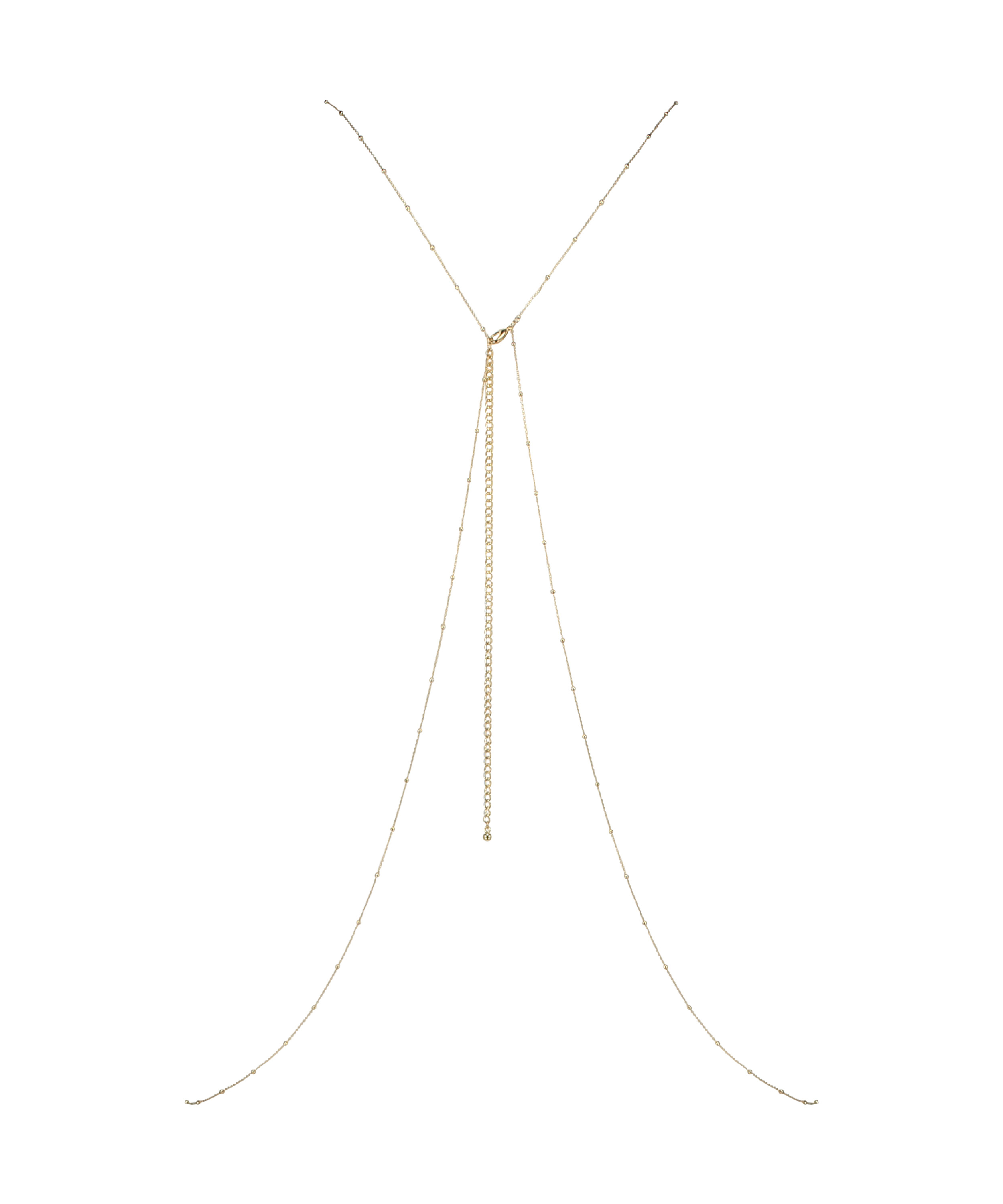 Harness Body Chain, Yellow, main