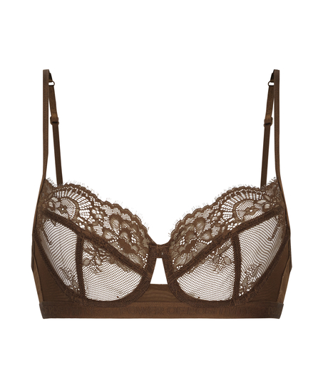 Honey Non-Padded Underwired Bra, Brown