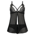 Cecile cami set, Black