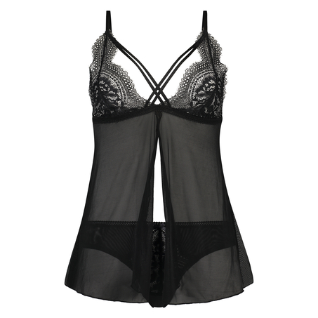Cecile cami set, Black