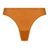 Invisible Stripe Mesh Thong, Orange