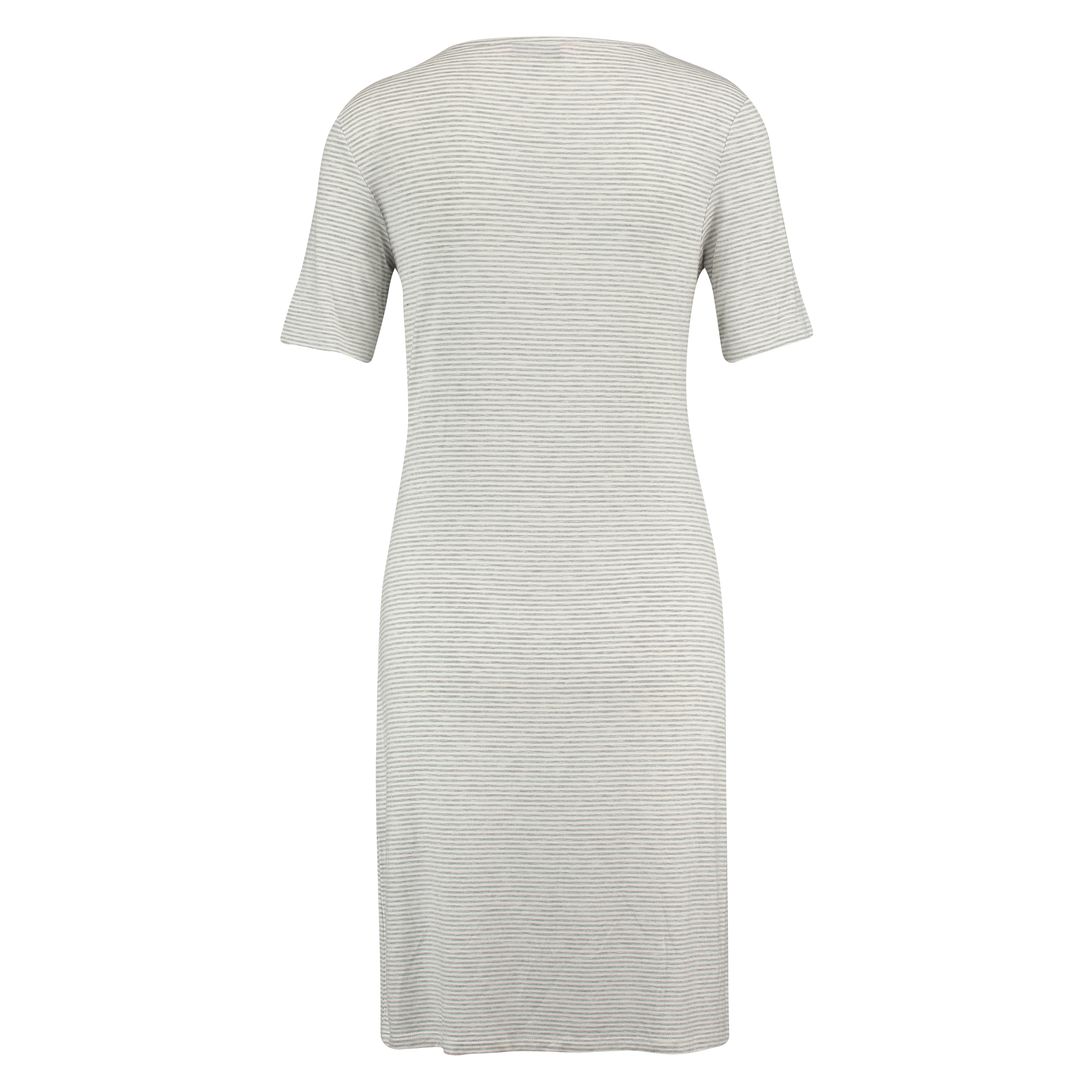 Round Neck Nightshirt, Grey, main