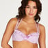 Seia Padded Underwired Bikini Top, Purple