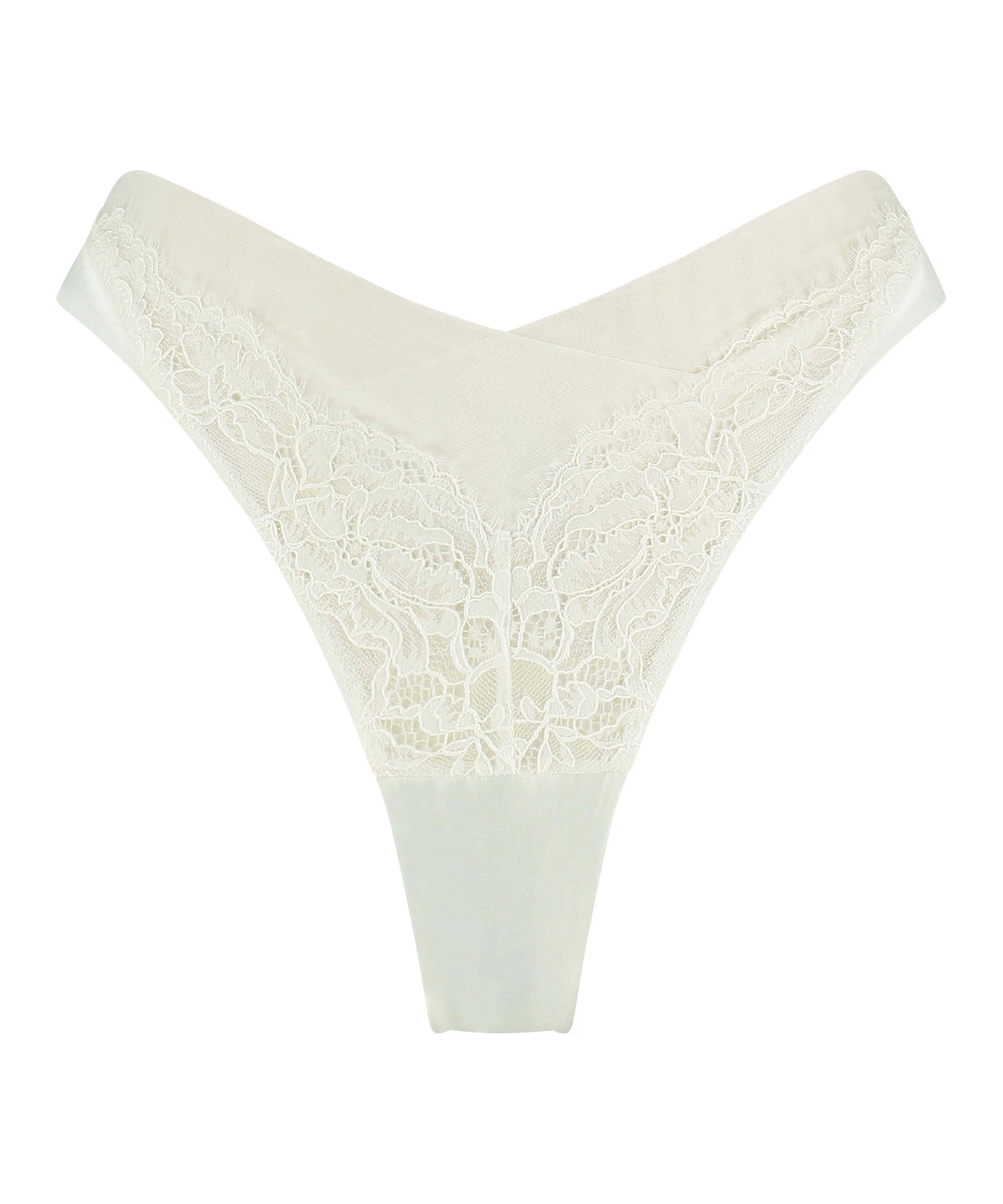 Akelai High Leg Thong, White, main