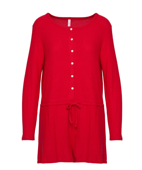 Onesie Short Jersey Rib, Red
