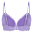 Marine Padded Underwired Push-Up Bra, Purple