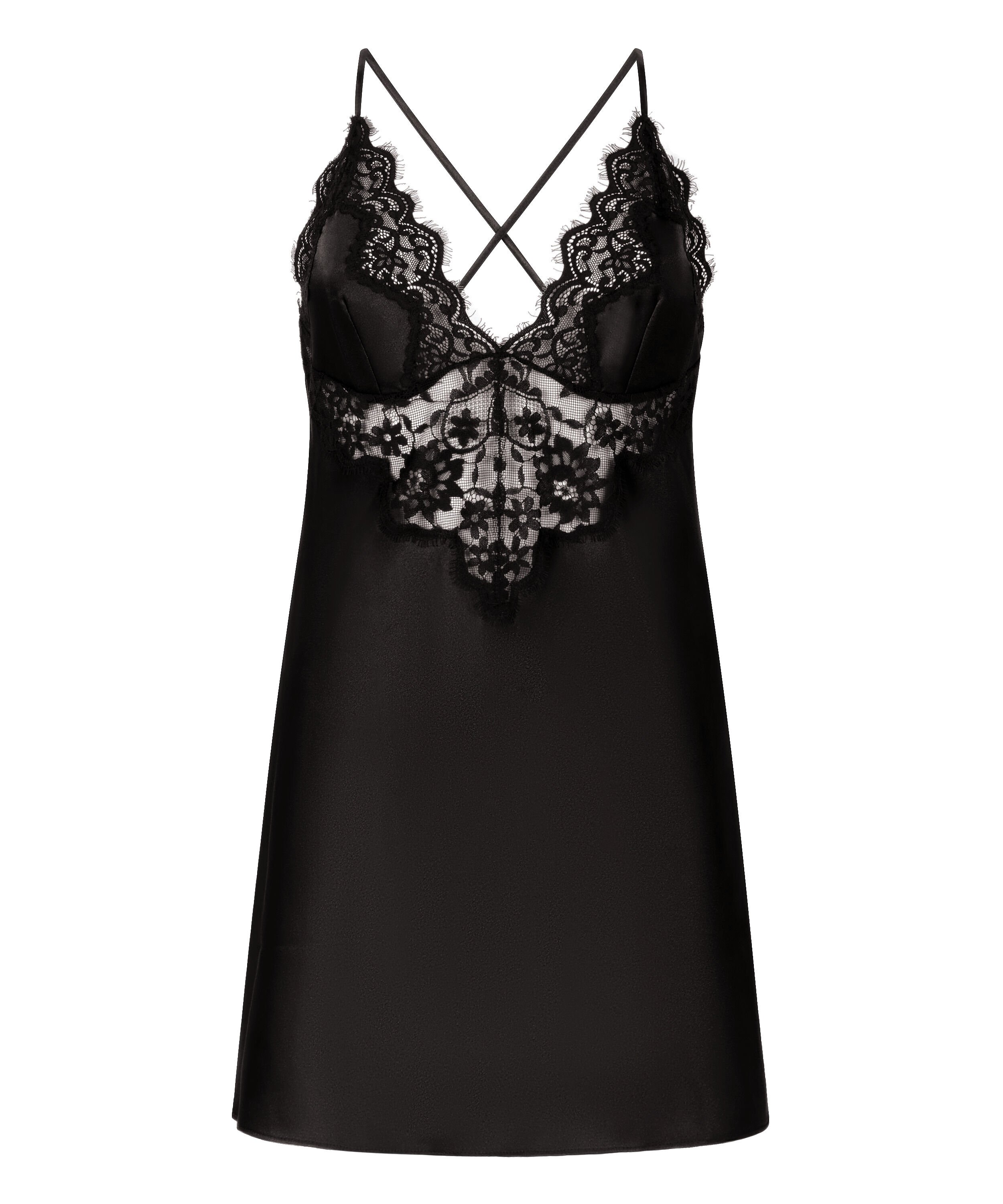 Mya Slipdress, Black