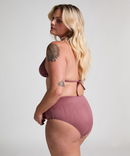 High Waist Rio Bikini Bottom, Purple