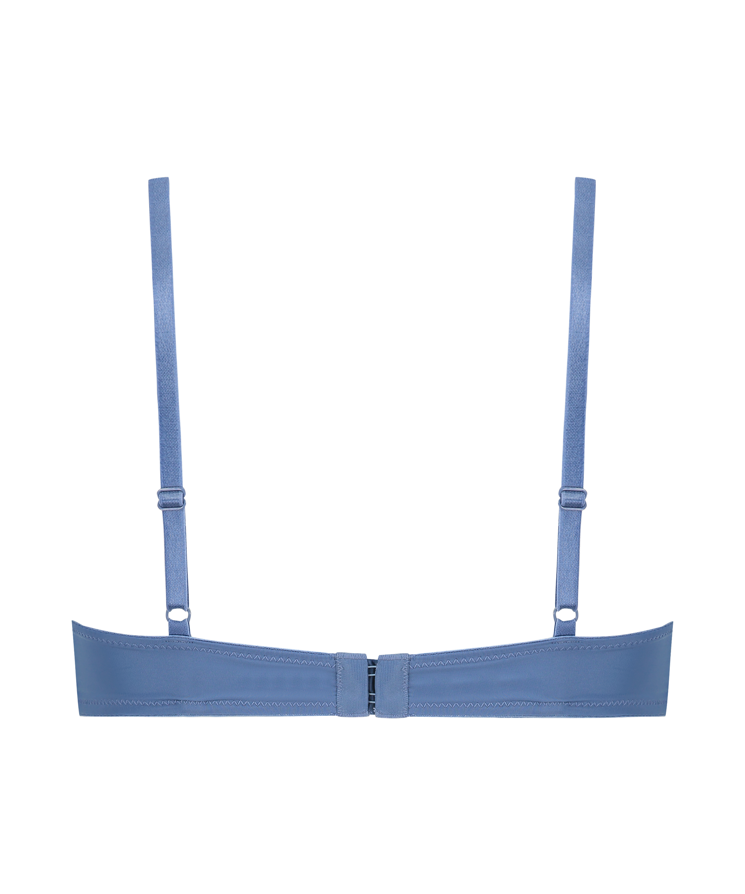 Plunge Padded Underwired Bra, Blue, main