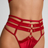 Noeki High-Waisted Highleg Thong, Red