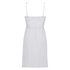 Modal Lace Slip Dress, Grey