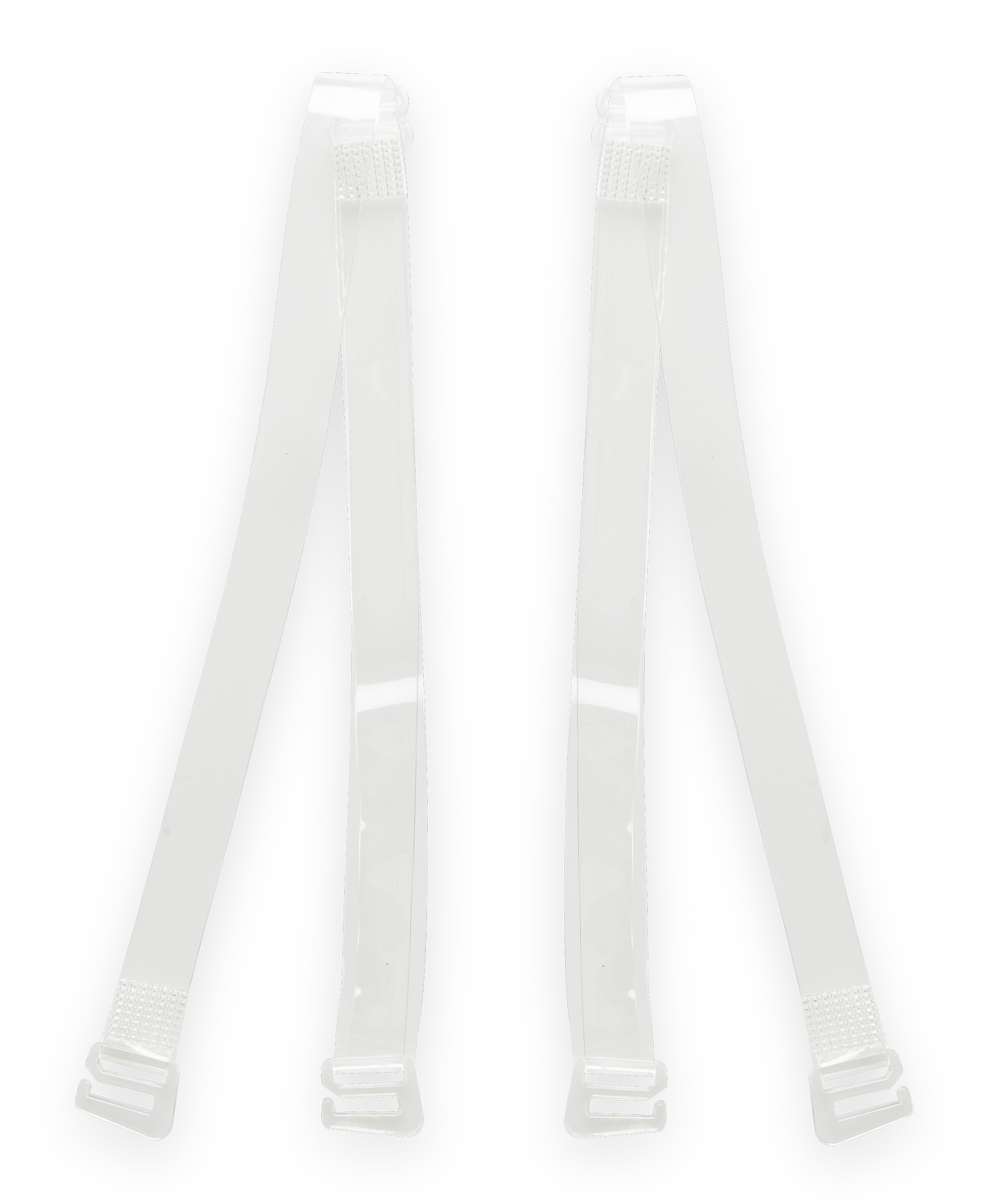 Transparent bra straps, White, main