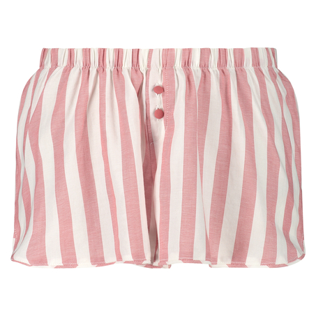 Stripe shorts, Red