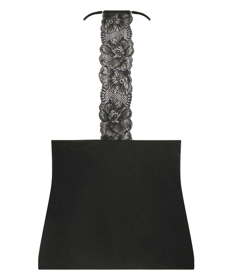 Satin Cami Top, Black