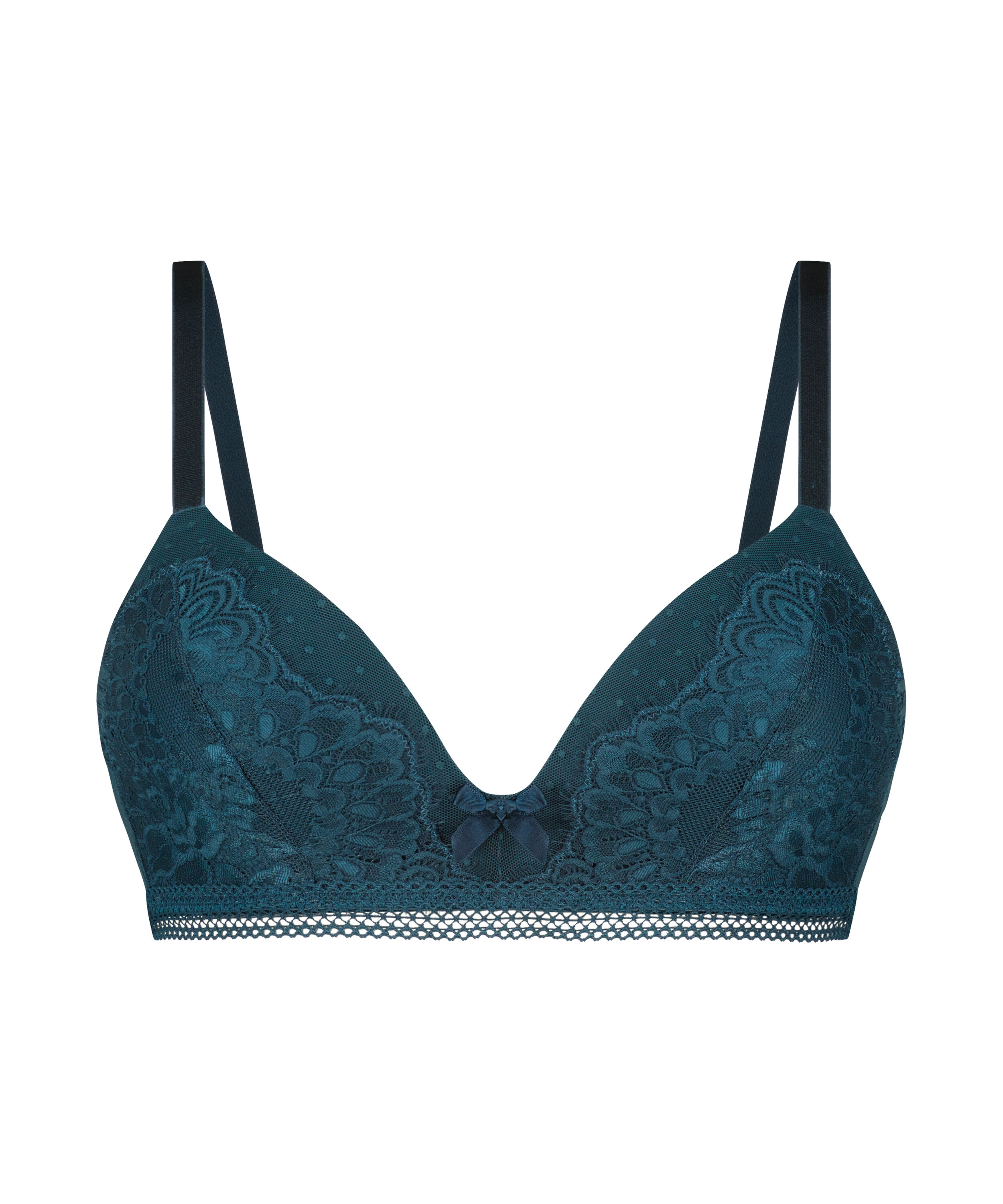 Bessie Padded Non-Wired Bra, Blue