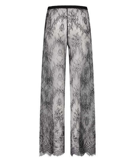 Camille Lace Pants, Black