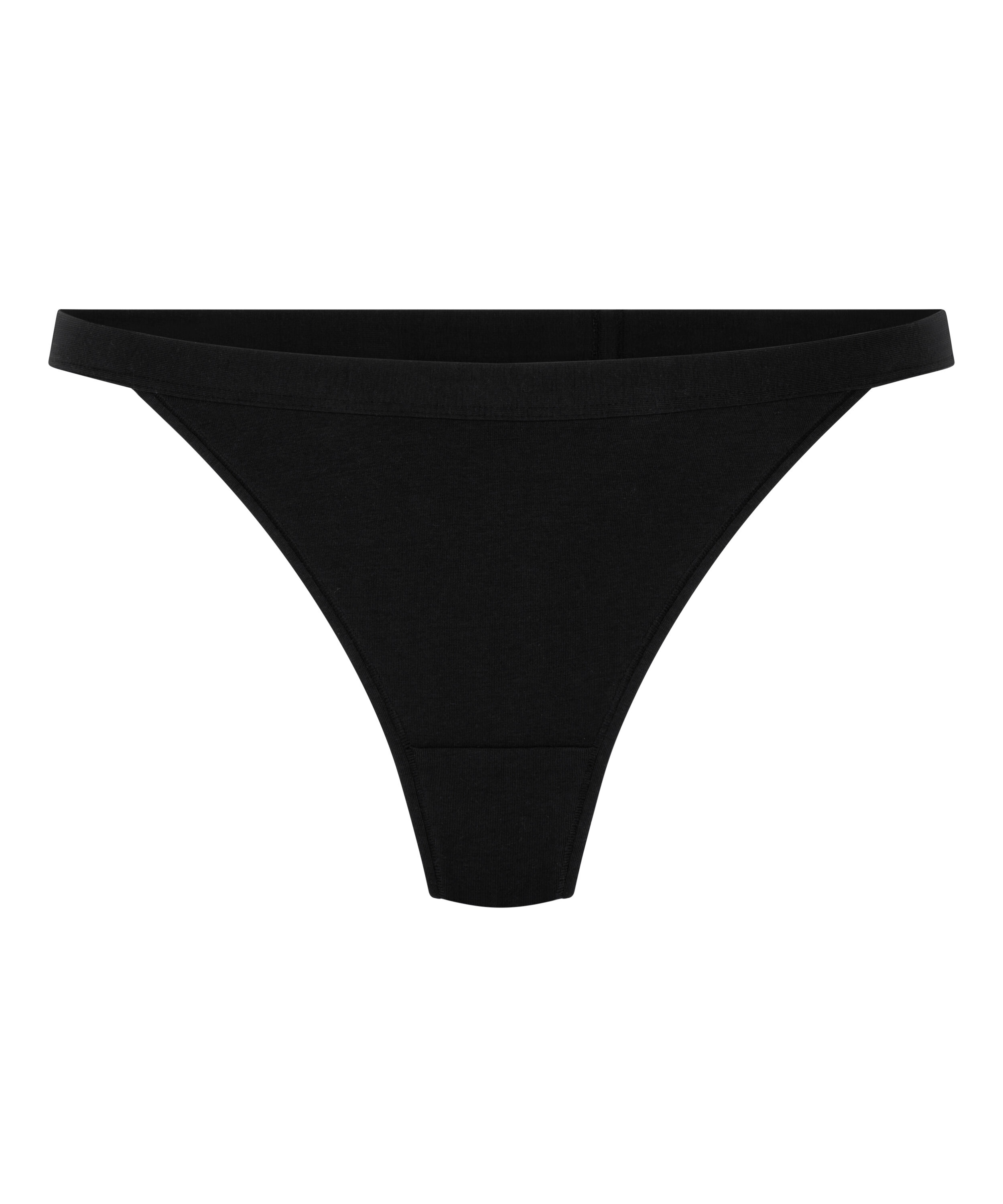 Cotton Thong, Black