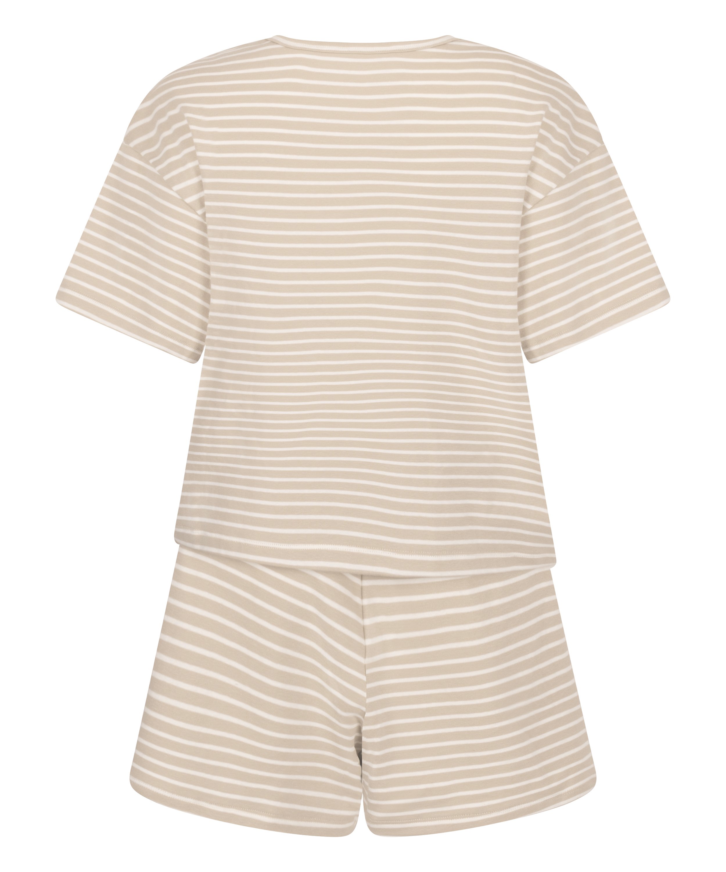 Pyjamaset Jersey, Beige, main