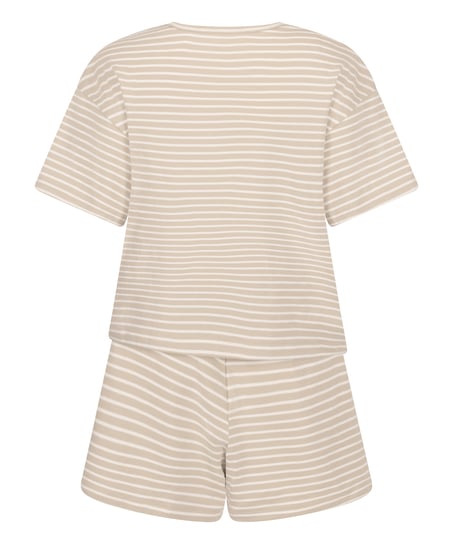 Pyjamaset Jersey, Beige