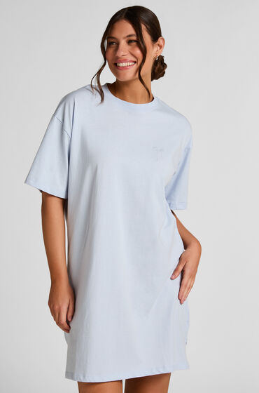 Hunkemöller Round Neck Nightshirt Blue
