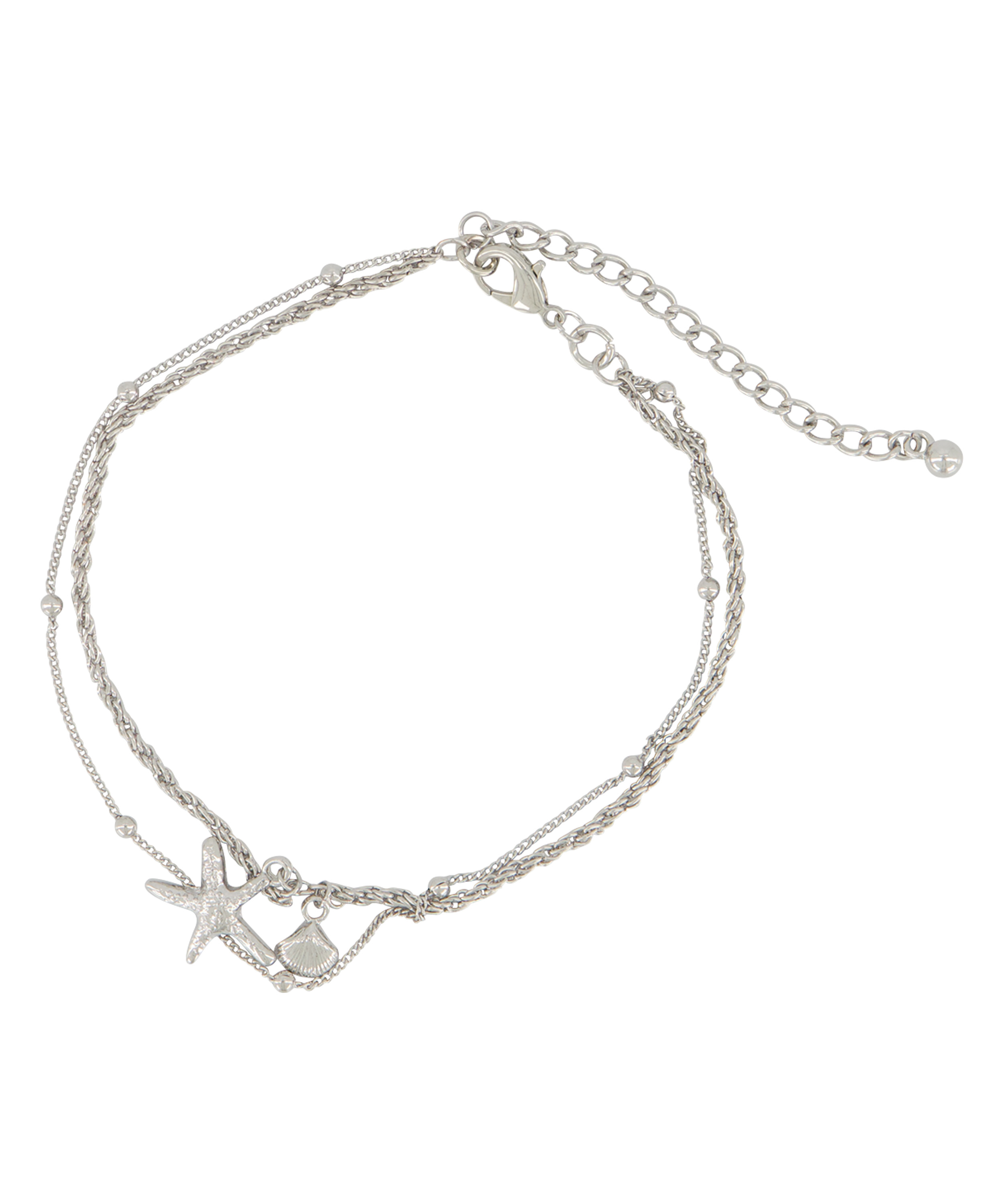 Ankle Chain, Grey, main