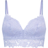 Shiloh Padded Non-wired Longline Bra, Purple