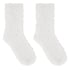 1 pair of knitted socks, White