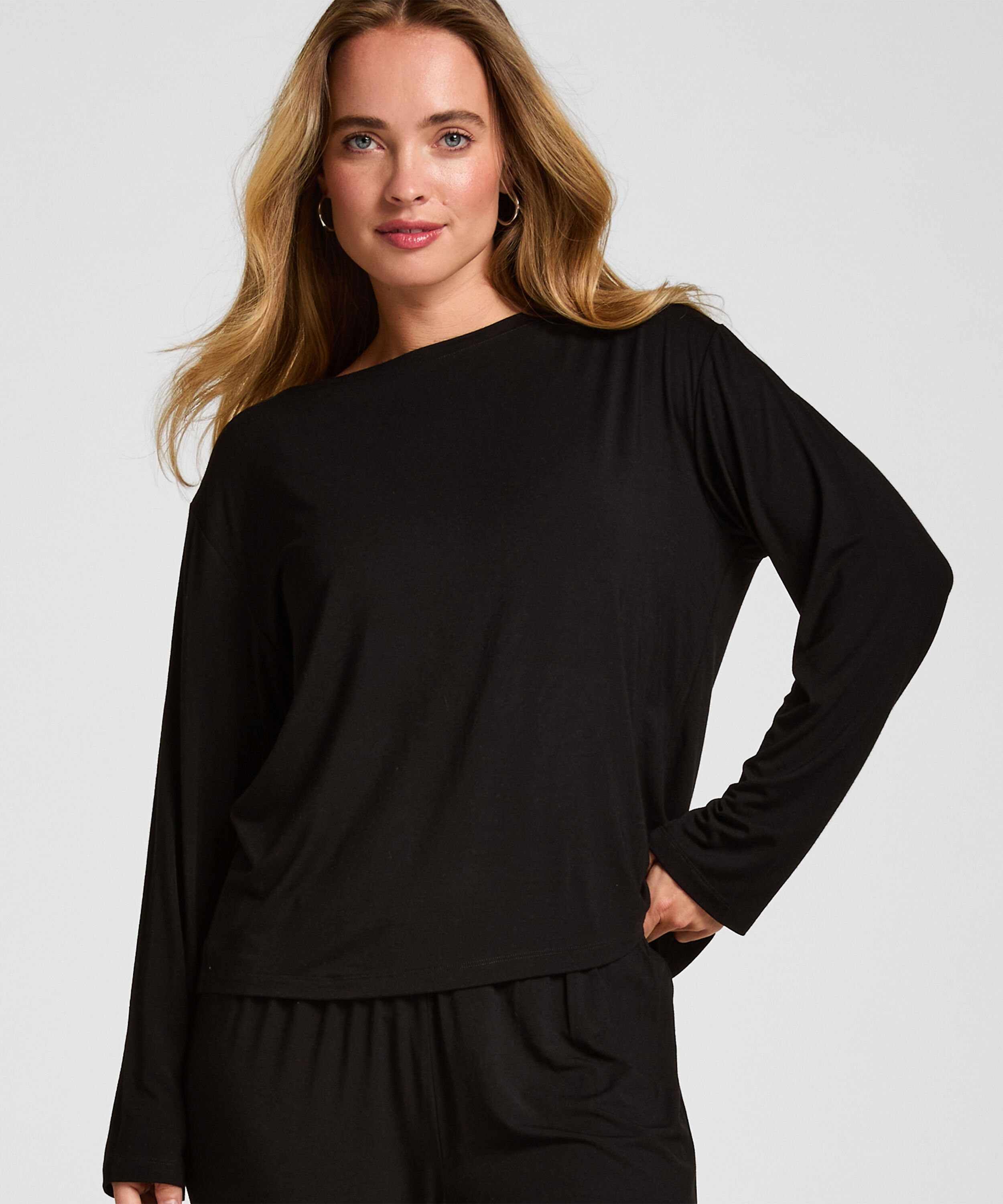 Top Jersey Essential, Black Top Jersey Essential, Black