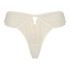 Wies High Leg Thong, White