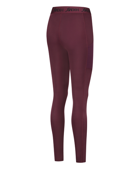 HKMX Regular Waist Sports Tights, Purple