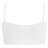 Seamless strappy top, White