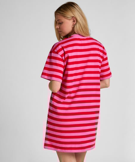 Round Neck Nightshirt, Pink